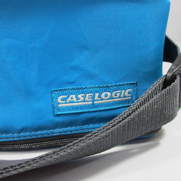 Case Logic 2 Sided Audio Cassette Tape Carry Case 60 Tape Capacity Blue VTG - Picture 5 of 10